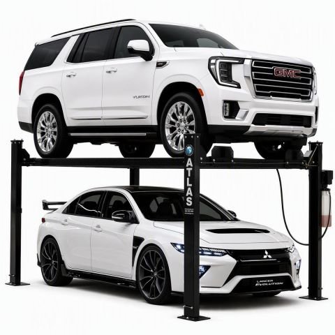Atlas Automotive Equipment Garage PRO8000 8,000 lb 4-Post Lift